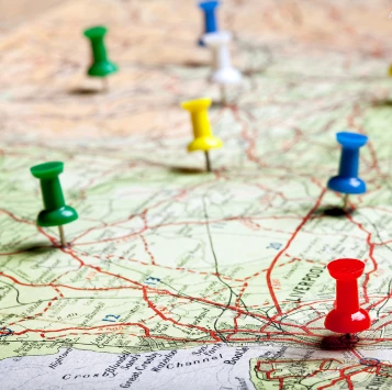 Colosseum location in Rome